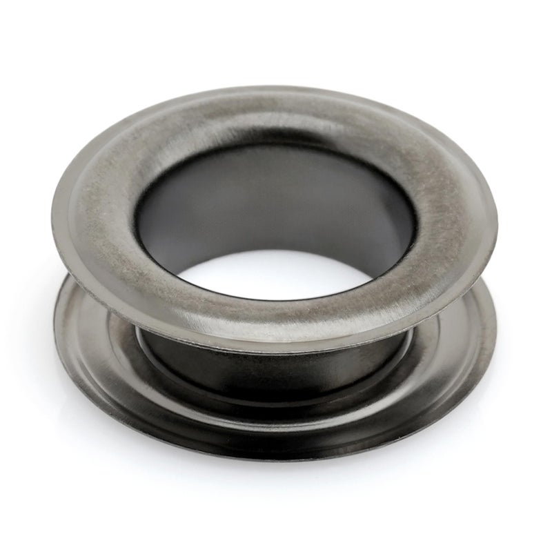 CRAFTMEMORE 1 inch Hole 10 Sets Grommets Eyelets with Washers for Leather, Tarp, Canvas (Gunmetal Black) - Image 2